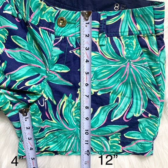 SOLD-Lilly Pulitzer Beachy Floral Print Shorts - Picture 6 of 6